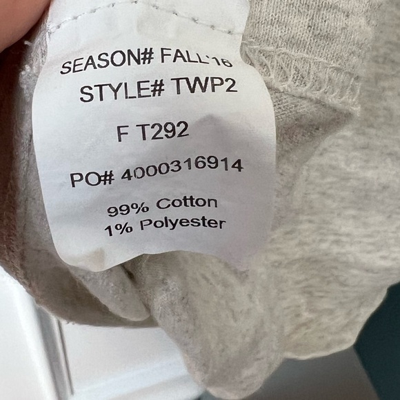 Jansport University of Pittsburgh Heather Grey Collegiate Long Sleeve Tee Size S - Picture 4 of 4